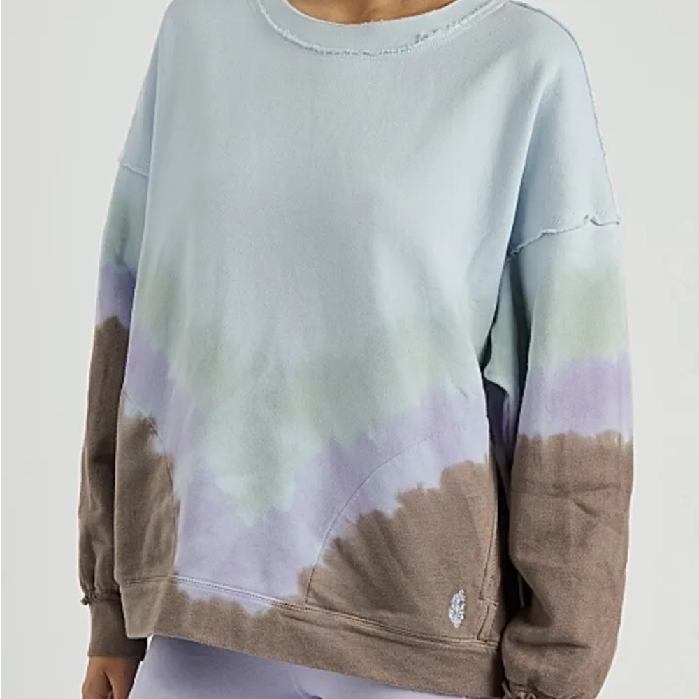 Free People Movement tie-dye Metti Ombre sweatshirt XS